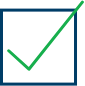 green check box icon green check box icon