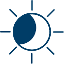 blue sun moon icon blue sun moon icon